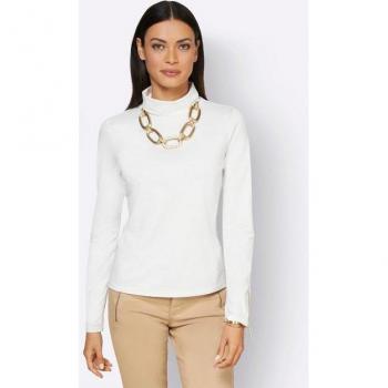 CREATION L Langarm Rollkragenshirt für Damen
