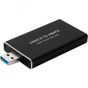 Boîtier portable USB 3.0 mSATA SSD