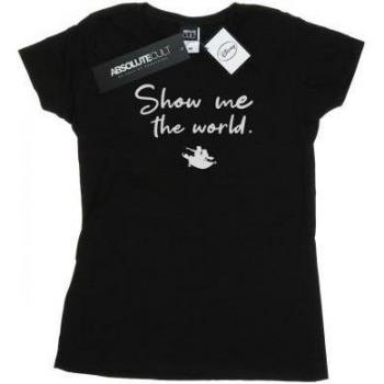 Mädchen‑T-Shirt Aladdin Disney „Show Me the World“ – XL, weiß