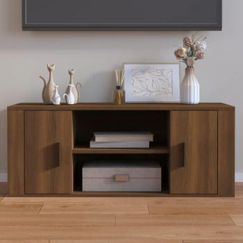 Mueble TV salon madera contrachapada 100x35x40 cm