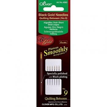 Clover Black Gold Quilting Betweens Needles Size 11