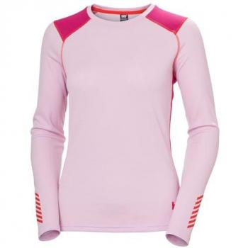 Helly Hansen Women's Lifa Active Lightweight Long Sleeve Base Layer Pink XS