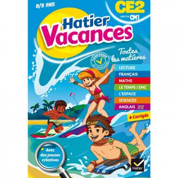 Cahiers de vacances Hatier: CE2 (vers le CM1) 8/9 ans