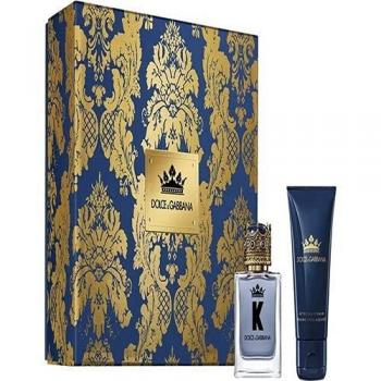 Dolce & Gabbana K 50ml EDT Spray + 50ml Aftershave Balm Gift Set 2020