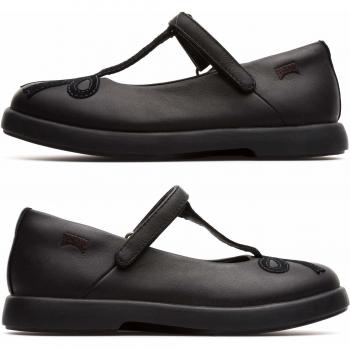 Black CAMPER Twins Ballerina, Size 26, Smooth Leather Shoes