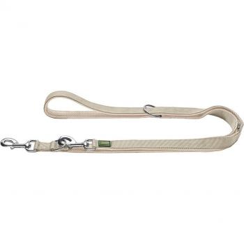 Laisse Réglable Hunter – Divo Up, Taille 15/200 cm, Couleur Taupe, Multi‑Position