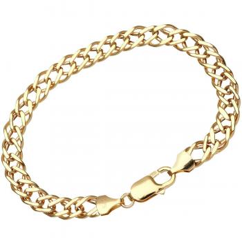 5 Gram Yellow Gold 7mm Width Curb Bracelet