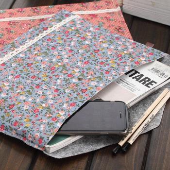 Floral A4 Felt Filing Products