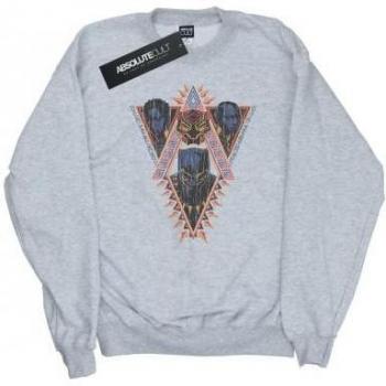 Sudadera Tríptica Negra de la Pantera Tribal para Damas
