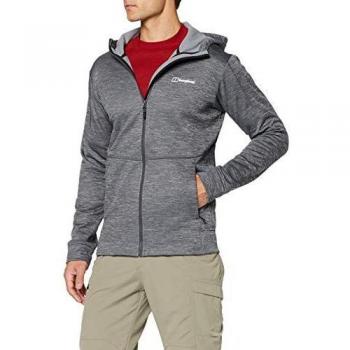 Berghaus Kamloops Giacca con Cappuccio, Uomo, Grigio a Strisce