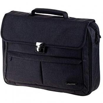 Sacoche Lightpak en polyester noir pour ordinateur portable