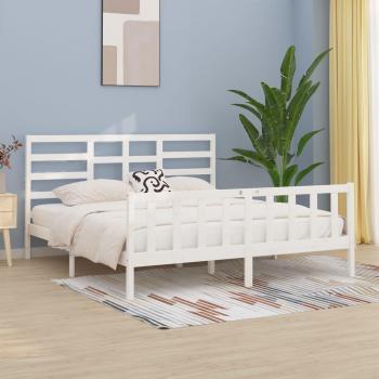 VidaXL Massivbett Kiefer 200x200 cm