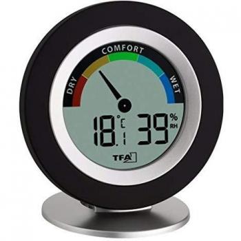 TFA Cosy Digital Thermo-Hygrometer Black 30.5019.01