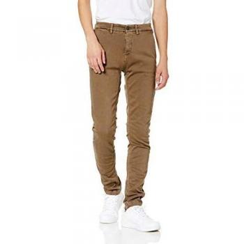 Shorts chinos men Zeumar Hyperflex Coupe slim Marron 31W 32L