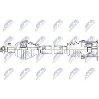 Antriebswelle für VAG Modelle NTY NPW-VW-204