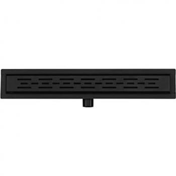 Aloni Duschelement Ablauf Standard, 90 cm, Schwarz Matt
