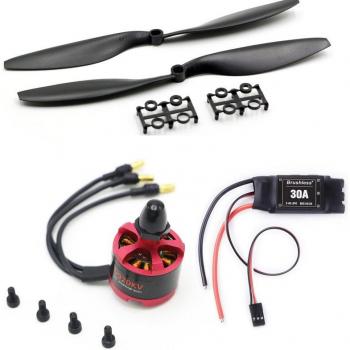 Kit Motor 2212 920KV y ESC 30A con Hélice 1045 para Multicopter F550