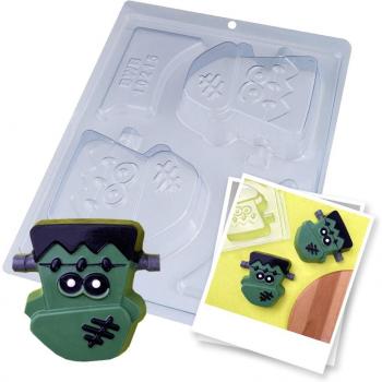 Molde 3D Frank Zombie para Chocolate Caliente