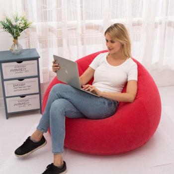 Modern Inflatable Flock Sofa