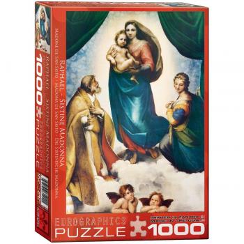 Eurographics 1000 Teile Puzzle Die Sixtinische Madonna von Raphael