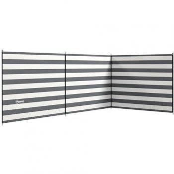 Paraviento de Acero Plegable Outsunny para Camping 540x150 cm