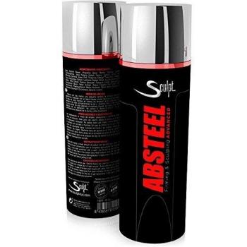 SCULPT Absteel Avanzado, Gel para Abdomen y Piernas, Efecto Frío y Calor, 200 ml