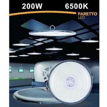 Luz LED Industrial Slim 200W UFO Reflector IP65 Luz Fría HE02-200w