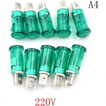 10pcs 10mm Neon Indicator Lights