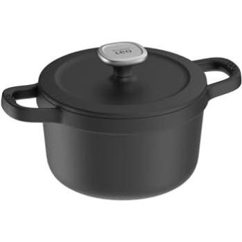 3.2 Quart Black Oval Cast Iron Stockpot – Leo by BergHOFF