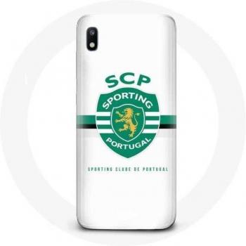 Samsung Galaxy A10 SCP Sporting Portugal White Background Case