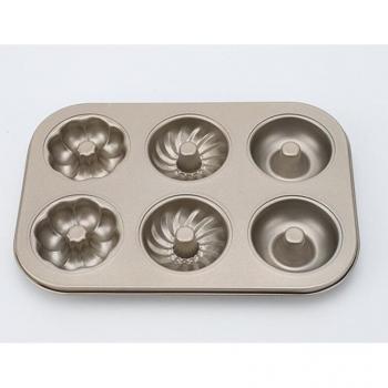 Non-Stick 6-Cup Baking Pan for Muffins and Cakes