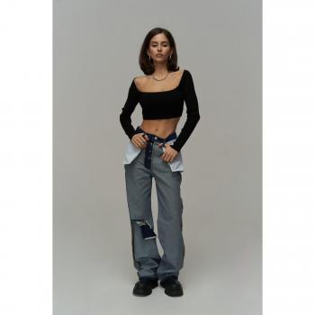 Dark Blue Reversible Trousers S