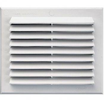 First Plast Ventil'Clip – Grille ventilation PVC blanche, 154 × 183 mm