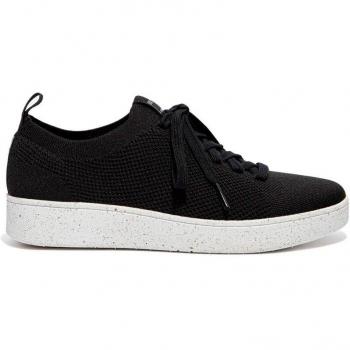 Zapatillas FitFlop Rally Knit para Mujer en Negro