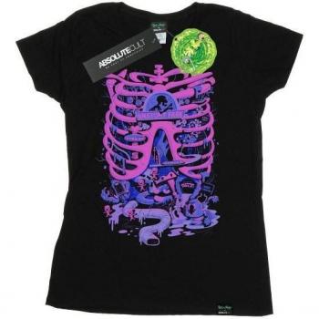 Camiseta de algodón para dama Rick And Morty Anatomy Park