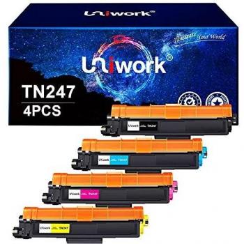 Cartouche de Toner Magenta Compatible Uniwork pour Brother TN247 TN243