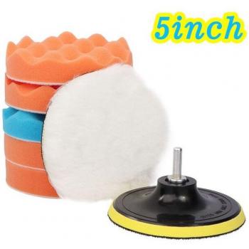 8x Polishing Sponge Pad Kit for Car Buffing