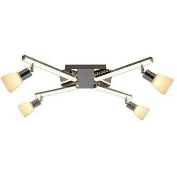 Plafonnier LED Naeve IBIZA à bras multiples, chromé 3000 K