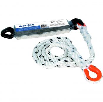 Cuerda de seguridad con absorbedor de energía 1,5 m