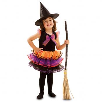 Disfraz My Other Me Fantasía Bruja para Niños, 2 Piezas, Talla 1-2 Años
