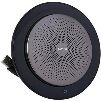 Jabra Speak 710 Universal Conference Speaker, UC Certified with USB and Bluetooth Connectivity, Compatible with Computer, Tablet and Phone, Black/Silver