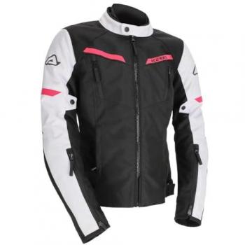 Giacca Moto Donna Acerbis X-Street CE Tessile Nero Rosa M