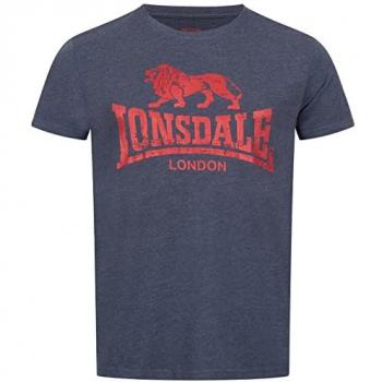 T-shirt Lonsdale Silverhill corta blu navy 3XL