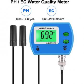 Testeur d'acidité et de conductivité 2 en 1, appareil portable, haute précision