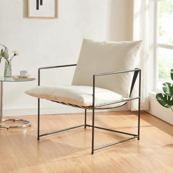 Siège Utsjoki 90x61x70 cm – Noir‑Beige