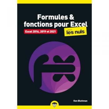 Formules et fonctions pour Excel pour les Nuls poche
