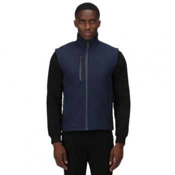Gilet Softshell Recyclé Navy Imprimable Homme