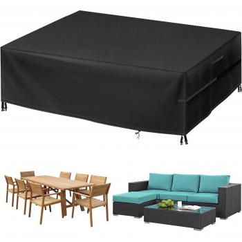 Housse de protection avec organisateur pour table et chaises