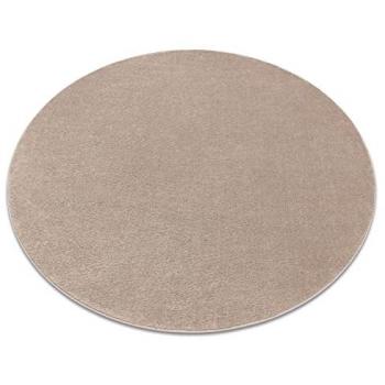 Softy Beige Round Carpet 120 cm