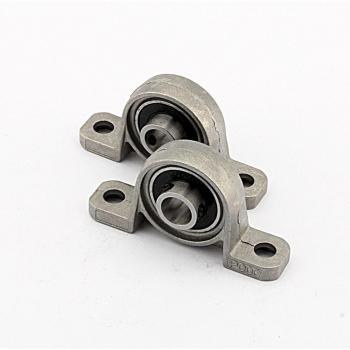 Bloc d'oreiller en alliage de Zinc, diamètre intérieur 10mm, roulement à billes métal, 4 pièces, KP000